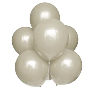 Set 10 baloane latex Sand, 25 cm, cod culoare #022