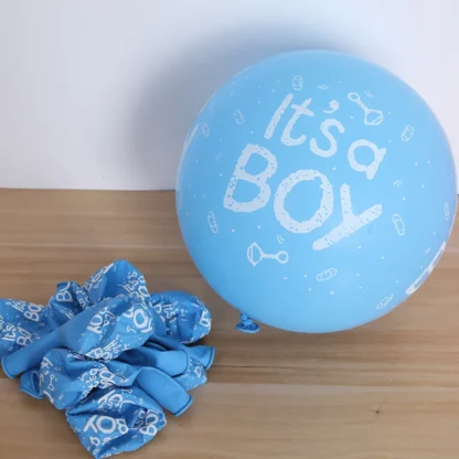 Set 6 baloane latex It’s a boy, 30 cm - imagine 2
