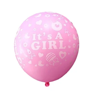 Balon latex It's a girl, 30 cm
