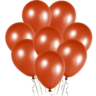 Set 10 baloane latex, Maro, perlate, de 30 cm, cod culoare #089