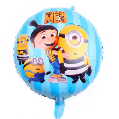 Baloane Minions, rotunde, 45 cm - imagine 2