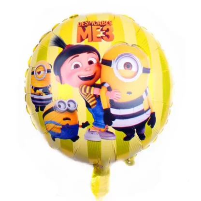 Baloane Minions, rotunde, 45 cm - imagine 4