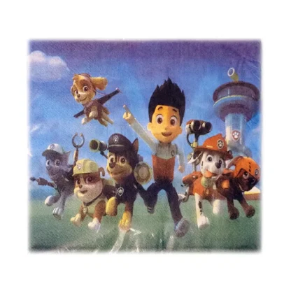 Set 10 servetele Paw Patrol (Patrula Catelusilor)