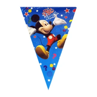Set ghirlanda cu 10 stegulete Mickey Mouse