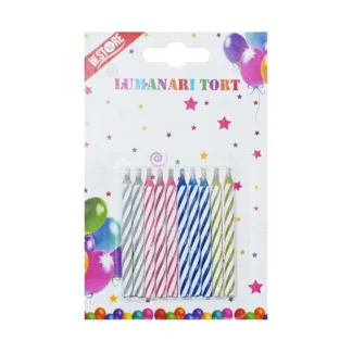 Set 10 lumanari magice, multicolore