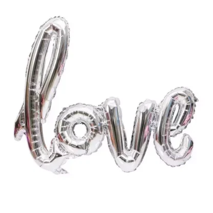 Baloane Love, multiple culori 100x60 cm - imagine 2