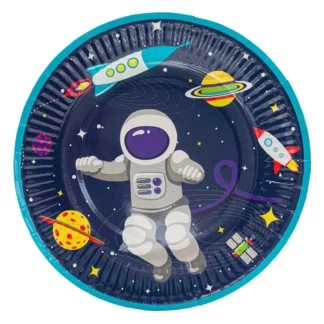 Set 6 farfurii Space Party, 18 cm