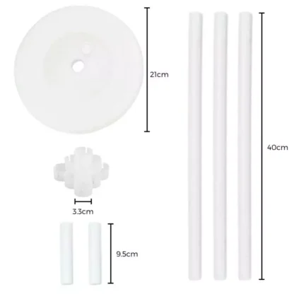 Suport coloana pentru baloane, 1.2 m - imagine 2