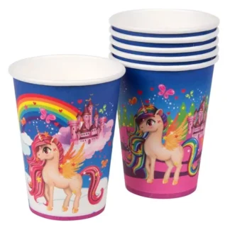 Set 10 pahare Unicorn, model 1