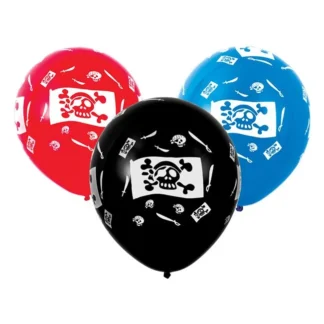 Set 10 baloane cu pirati, 30 cm