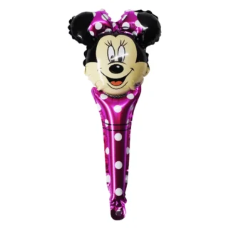 Balon folie portabil Minnie, roz 50 cm