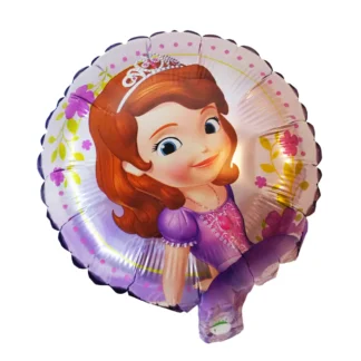 Balon personaje printesa Sofia, rotund, 20 cm