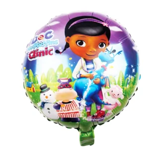 Balon personaje Doctorita Plusica, rotund, 45 cm
