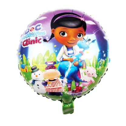 Balon personaje Doctorita Plusica, rotund, 45 cm