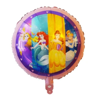 Balon personaje printese, rotund, 45 cm