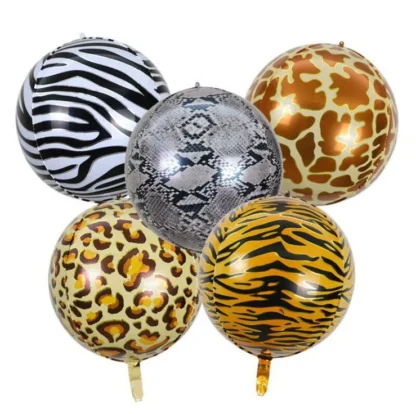 Balon animal print, sfera, 56 cm