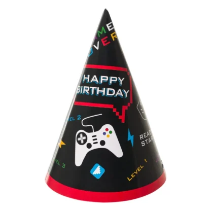 Set 6 coifuri Happy Birthday, Game Party - imagine 2