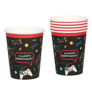 Set 6 pahare Happy Birthday, Game Party