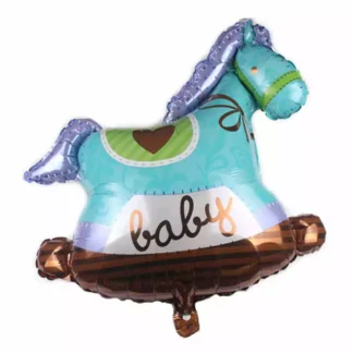 Balon calut Baby, 65 cm, albastru