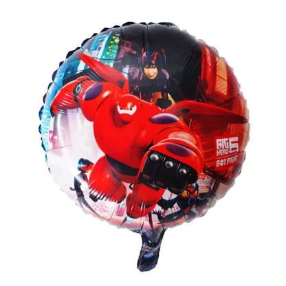 Balon personaje Big Hero 6 (Baymax rocket fist), rotund, 45 cm