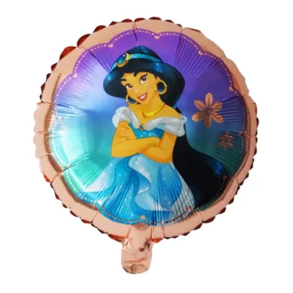 Balon personaje Printesa Jasmine (Alladin), rotund, 45 cm