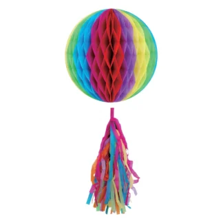Glob decorativ tip fagure, cu ciucure, 25 x 55 cm