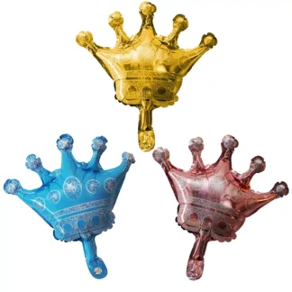 Baloane folie in forma de coronita, 30 cm