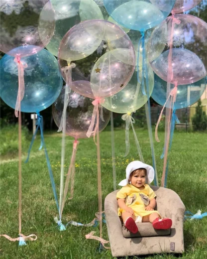 Baloane Bobo Crystal, 90 cm - imagine 2