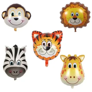 Baloane minifigurine, animale jungle, 30-35 cm