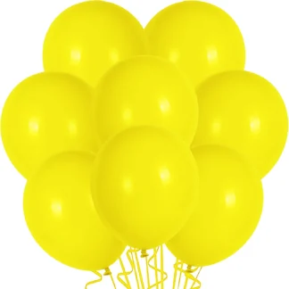 Set 10 baloane latex, Galben-Verzui, de 30 cm, cod culoare #016