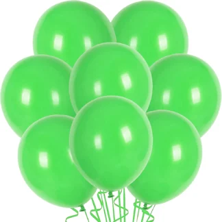 Set 10 baloane latex, Verde Deschis, de 30 cm, cod culoare #042