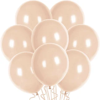 Set 10 baloane latex, Bej, 30 cm, cod culoare #021
