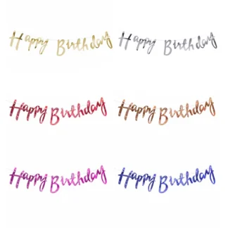 Ghirlanda decorativa Happy Birthday