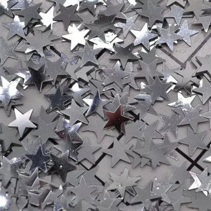 Confetti sub forma de mini stelute metalizate - imagine 4