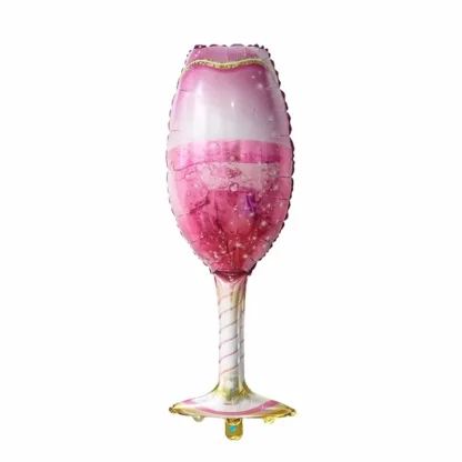 Baloane figurina pahar, 98 cm - imagine 3