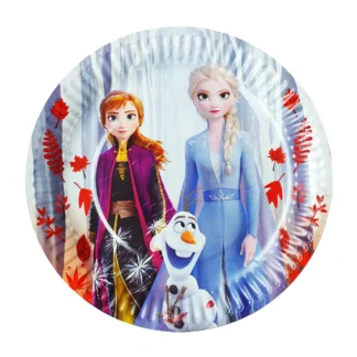 Set 10 farfurii Frozen, 18 cm