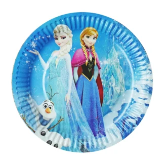 Set 10 farfurii Frozen, 18 cm