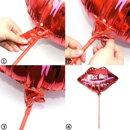 Bete baloane folie, 40 cm - imagine 2