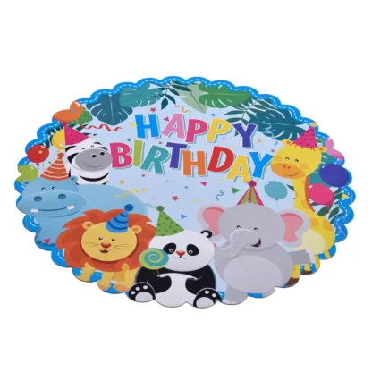 Platou prajituri Jungle Party, 30 cm - imagine 2