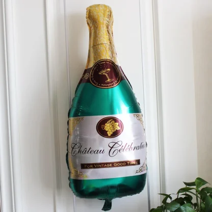 Balon folie figurina Sticla Vin, 90 cm - imagine 2