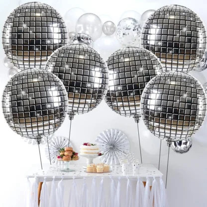 Balon folie figurina Glob Disco, 55 cm - imagine 3
