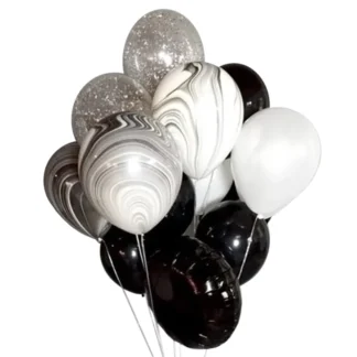 Set aranjament 13 baloane folie si latex