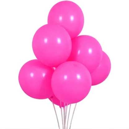 Set 10 baloane latex, Grena Deschis, 12 cm