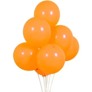 Set 10 baloane latex, Caramiziu, 12 cm