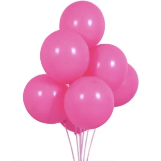 Set 10 baloane latex, Roz Retro Deschis, 12 cm