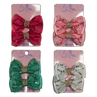 Set 2 clamite cu fundita