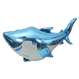 Balon folie figurina Rechin Albastru, 97 cm