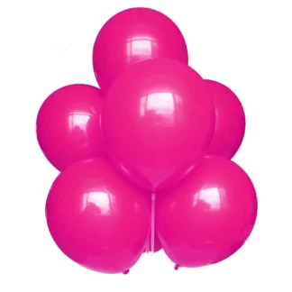 Set 10 baloane latex Rosu Purpuriu, 25 cm