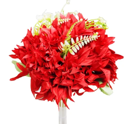 Buchet flori rosu
