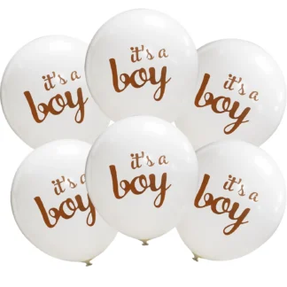 Set 10 baloane latex It's a Boy, 30 cm